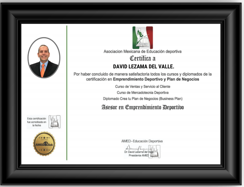 Certificado en emprendimiento deportivo plan de negocios